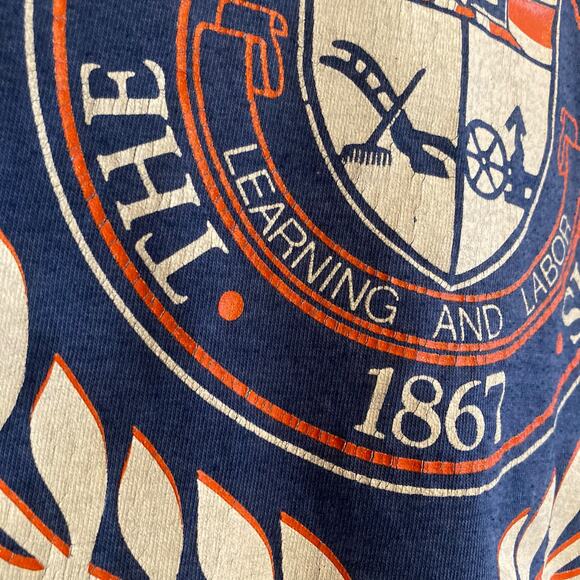 Artex University Illinois Raglan Jersey Collegiate Single Stitch Tshirt Sz Small - Picture 15 of 16